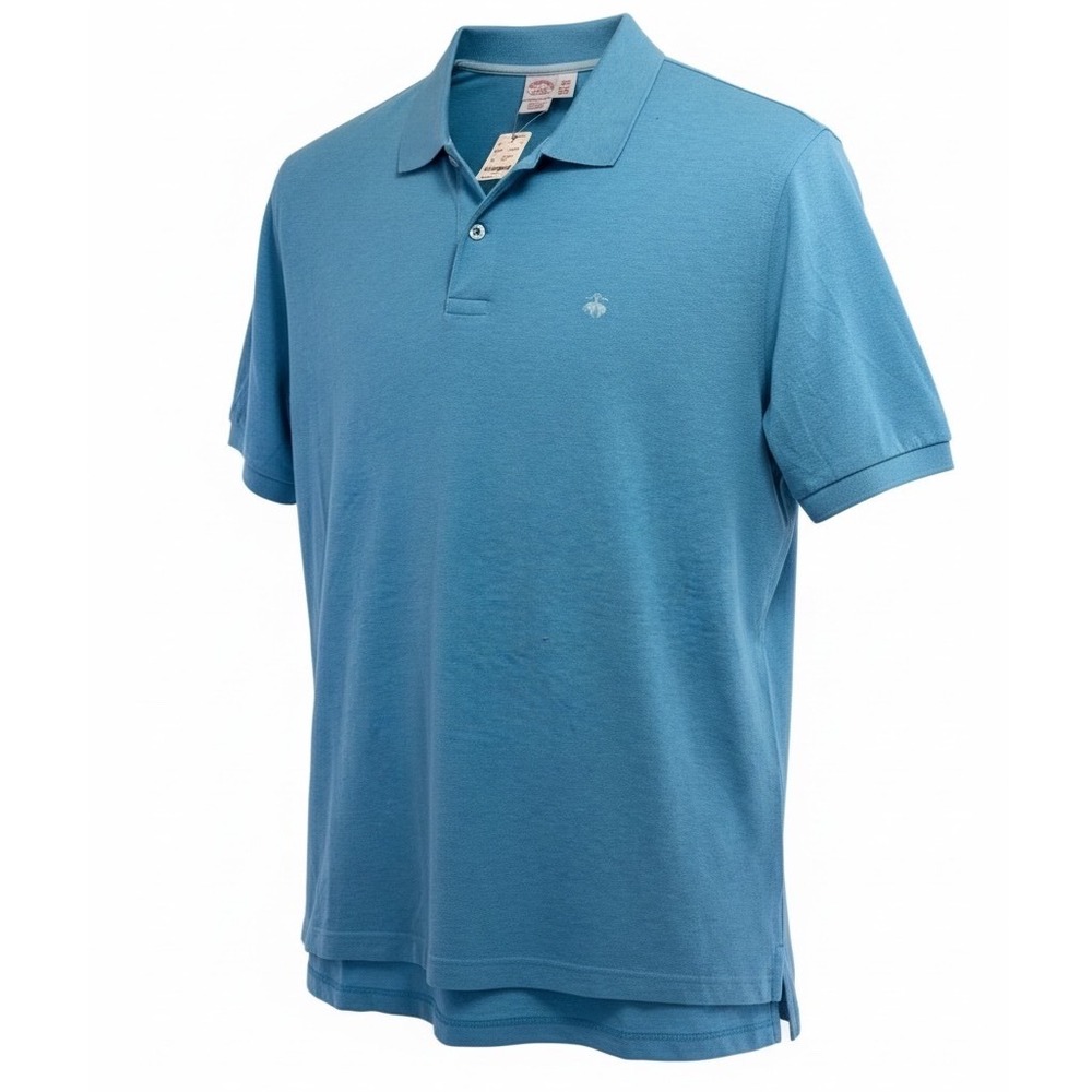 Brooks Brothers Mens XXL Performance Polo Shirt Blue Cotton (D35) NWTs